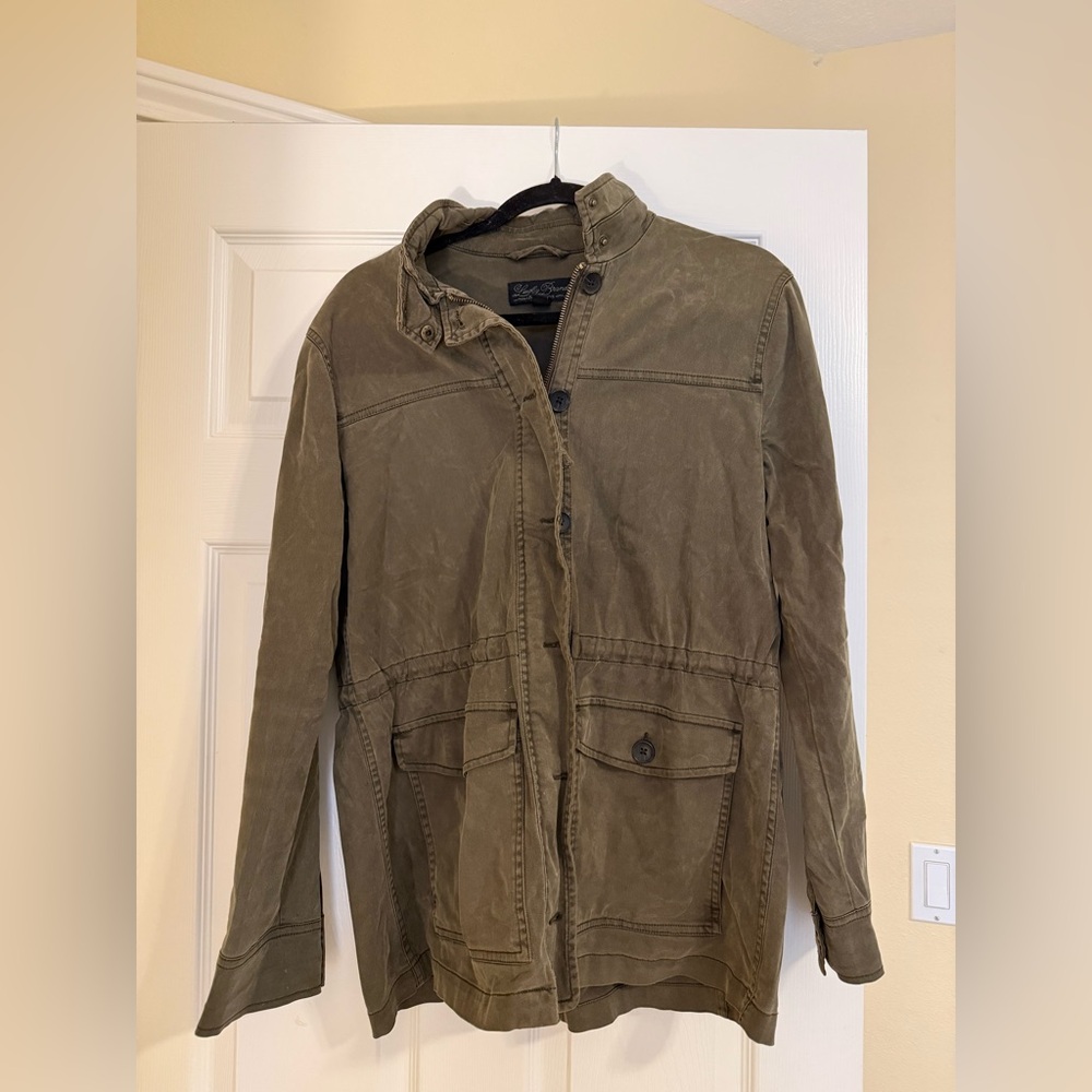 Lucky Brand Khaki Button-Up Jacket